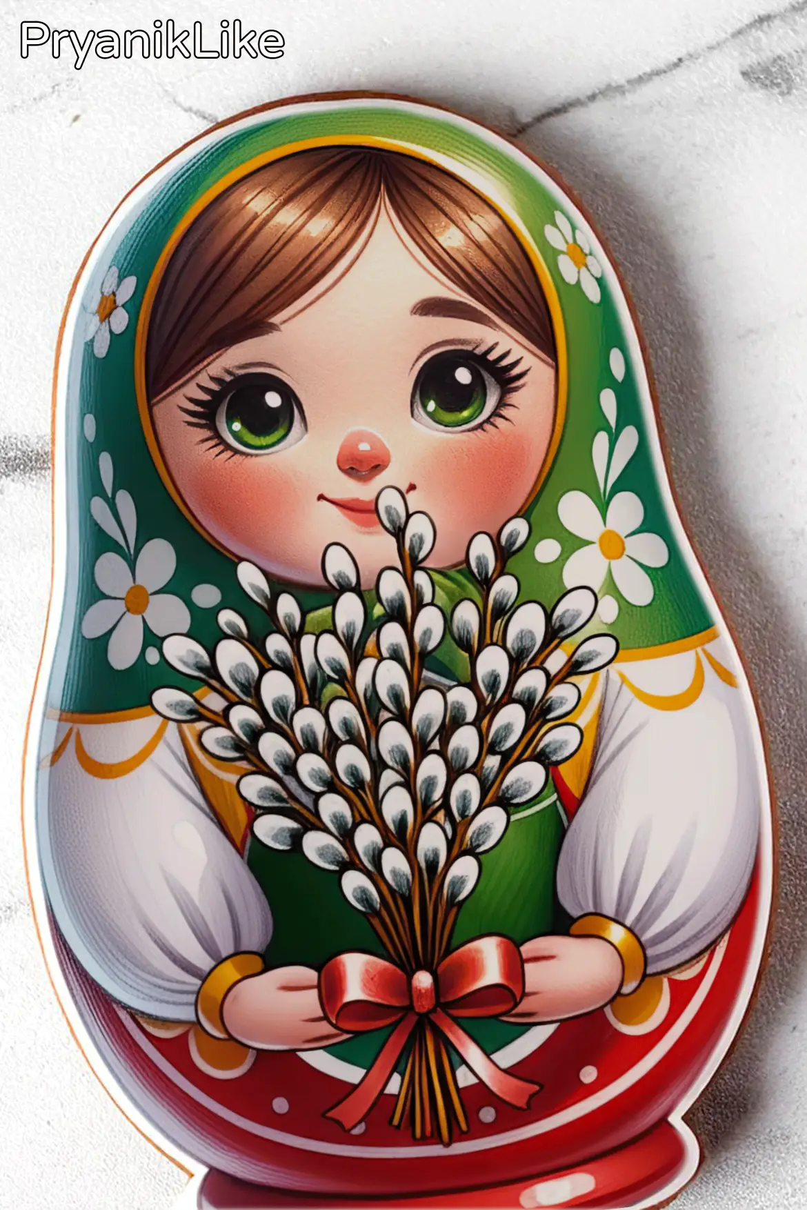 Пряник матрешка (ооооочень много)